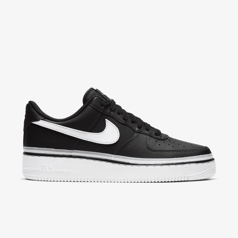 nike air force 1 ribbon pack black